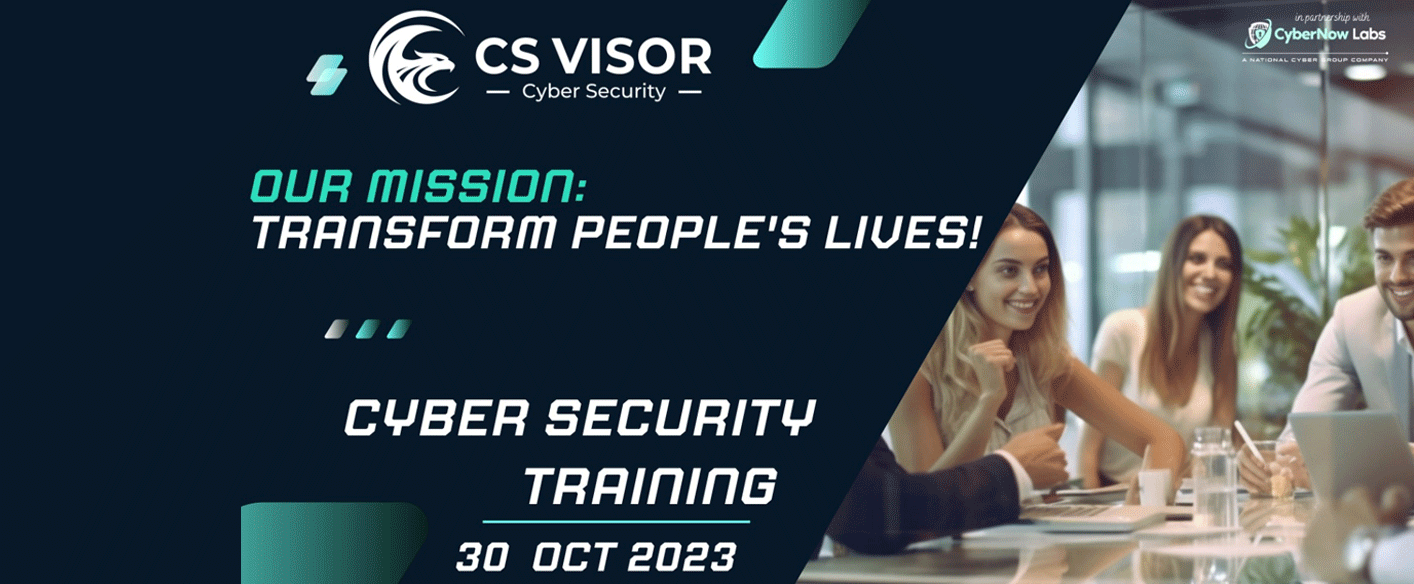 Upcoming Cybersecurity Training Program - Begins October 30, 2023